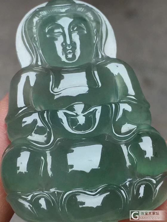 翡翠观音_挂件翡翠