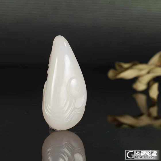 【爱玉玉铺】中国玉雕艺术大师 张克山老师作品 财神_和田玉挂件