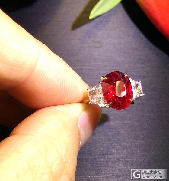 ##中颐旗舰天然未加热鸽血红红宝石戒指## 4.03ct  GRS证书_戒指红宝石中颐彩色宝石