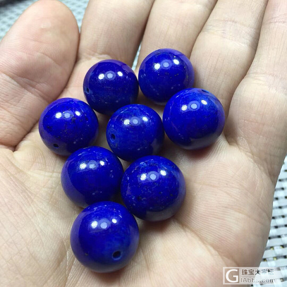青金石16mm多宝珠_配件青金石