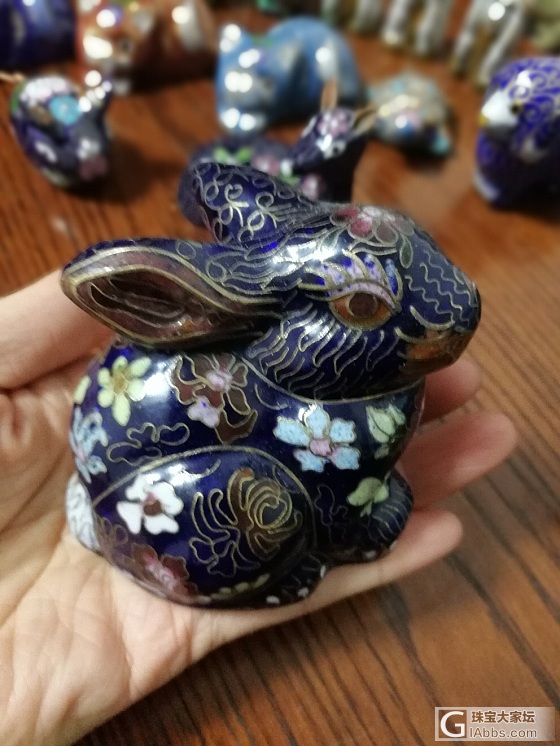 搜集了好多景泰蓝小动物，秀一把_景泰蓝