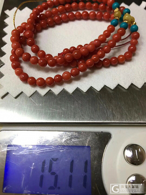 福利🌿仅一条 天然红珊瑚小5mm 深色色 标准3圈 搭配蜜蜡  绿松石 🌿780..._珠串珊瑚
