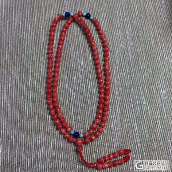 莫莫一色108珠，品相好，单条打包均可，价低出，单条秒杀1950🉐_珠串珊瑚
