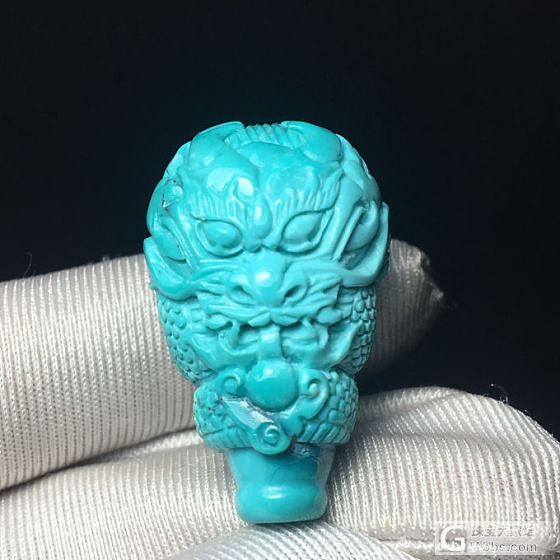 绿松石龙三通_配件松石