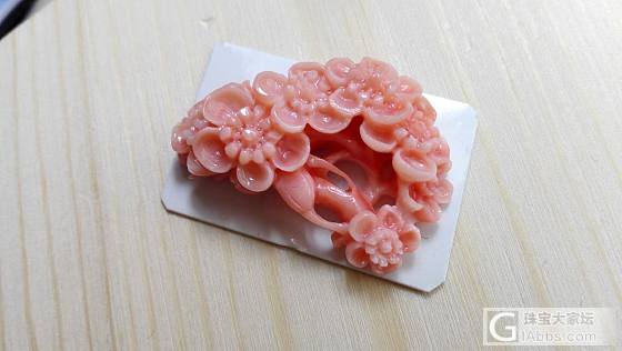 粉珊瑚雕件_刻面宝石有机宝石珊瑚