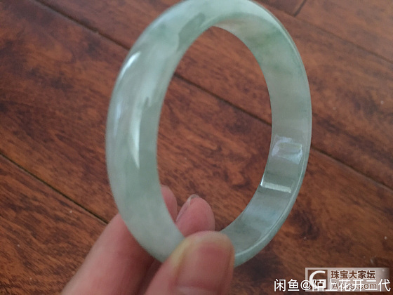 转闲置翡翠A货糯冰手镯_手镯翡翠