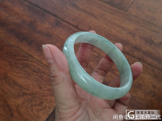 转闲置翡翠A货糯冰手镯_手镯翡翠