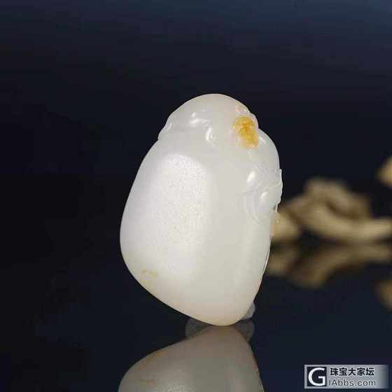 【爱玉玉铺】名家大师作品 福到眼前_和田玉挂件