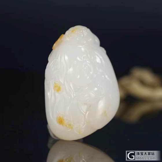 【爱玉玉铺】名家大师作品 福到眼前_和田玉挂件
