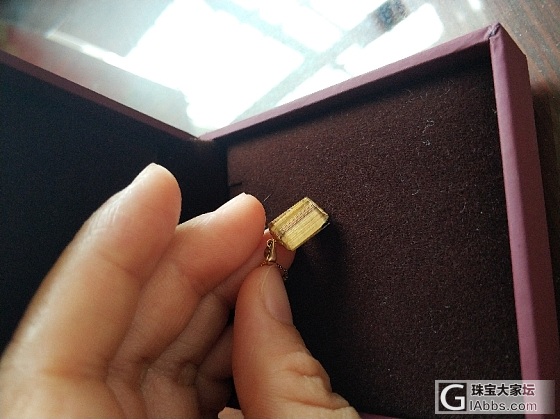 出个小精品天然全满金钛晶发晶项链18k金镶嵌925银链_项链钛晶