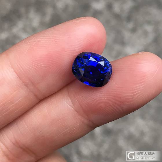 4.78克拉马达无烧皇家蓝蓝宝石_刻面宝石蓝宝石