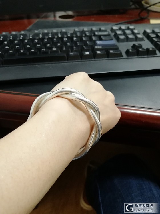 闭口大松麻_手镯银