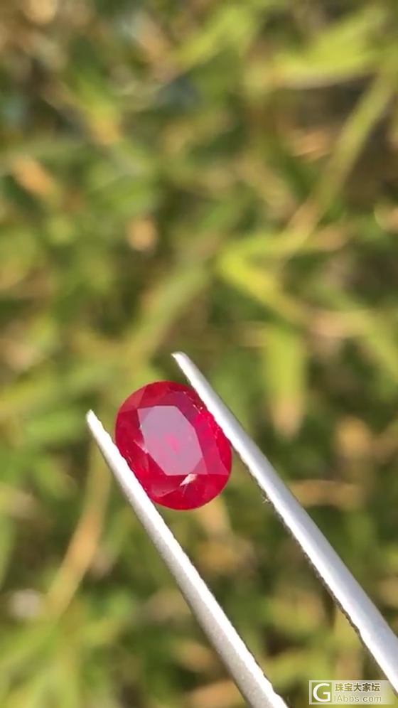 无烧的蘑菇，就是360度无暗域_戒指红宝石