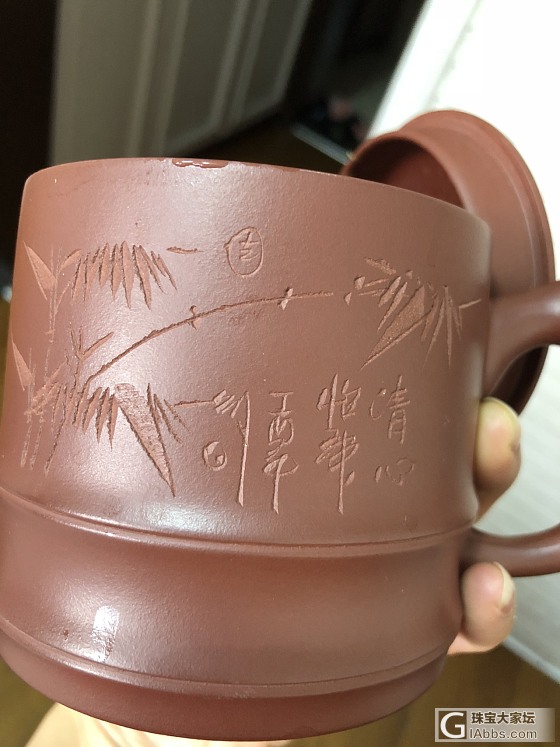 请高人指点，展会入的张丽妹紫砂杯真假_茶具紫砂