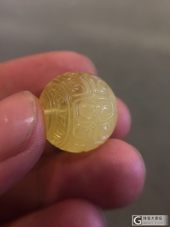 最近手工做的回纹珠，分享下过程图和心得_打磨琥珀蜜蜡