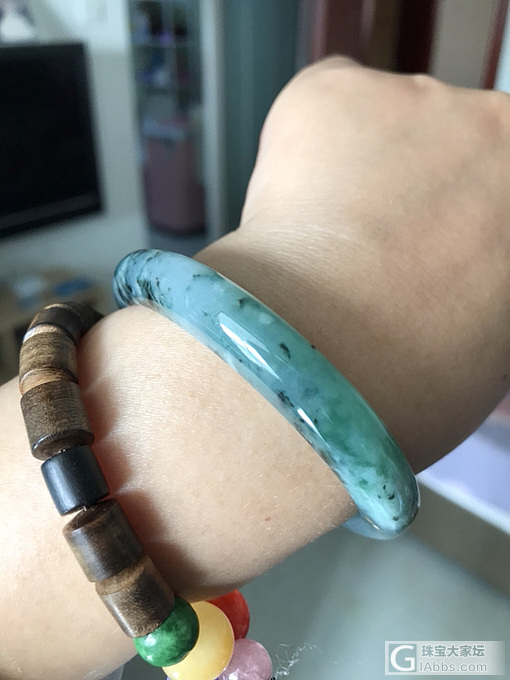 晒个便宜镯子_手镯翡翠