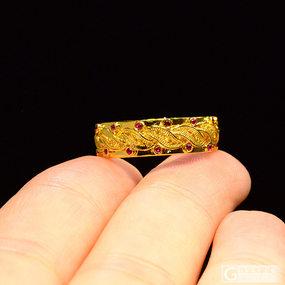 花丝镶嵌金首饰定制欣赏，私人定制不售卖_镶嵌
