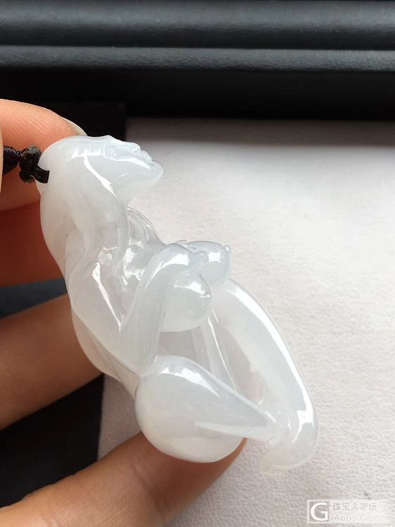 翡翠镂空雕  冰清玉洁_挂件翡翠