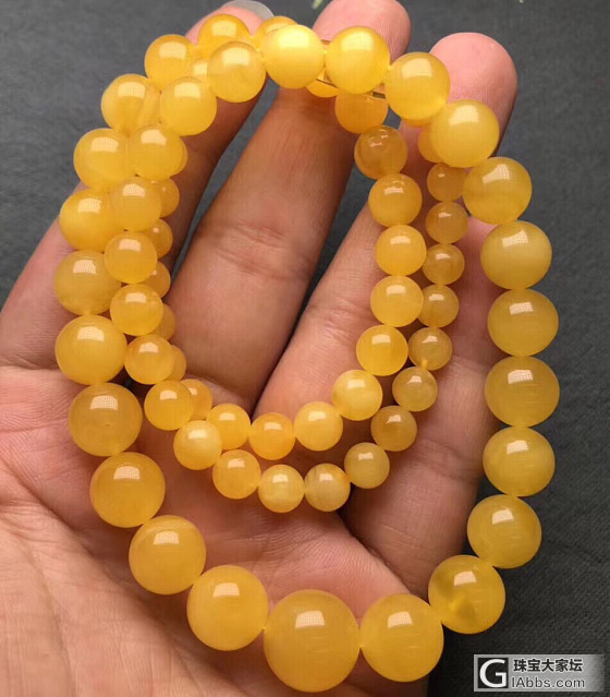 精品蜜蜡_珠串蜜蜡
