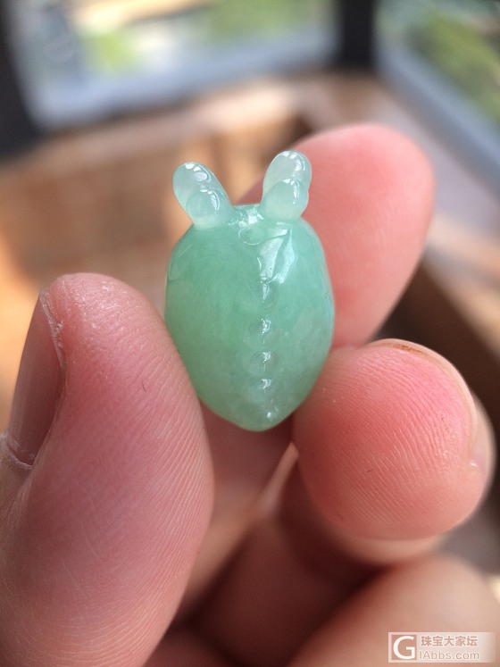 晒晒最近新做的，懵系小动物两只_玉工翡翠