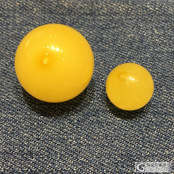 满蜜鸡油黄圆珠_配件蜜蜡