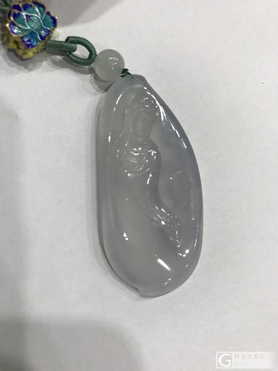 翡翠观音牌～_挂件翡翠