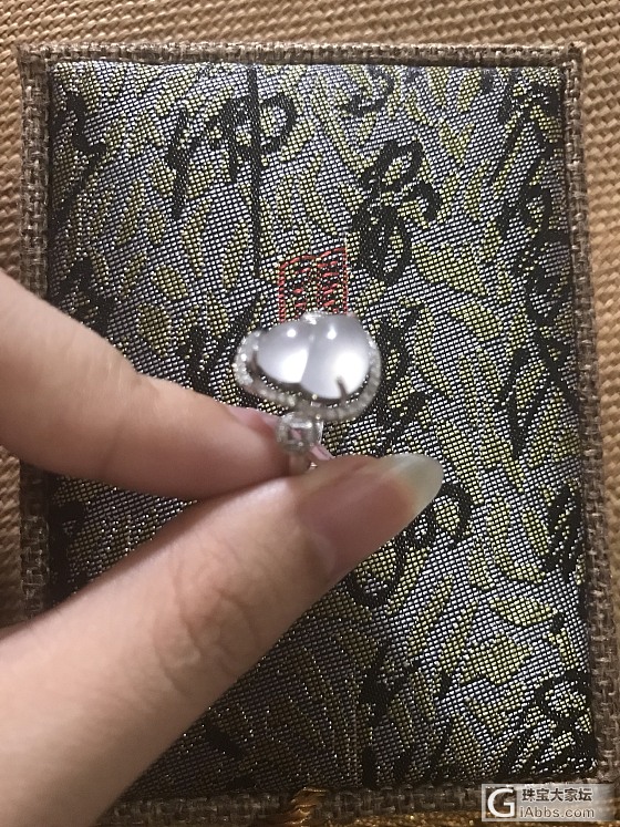白冰葫芦翡翠豪镶戒指_戒指翡翠