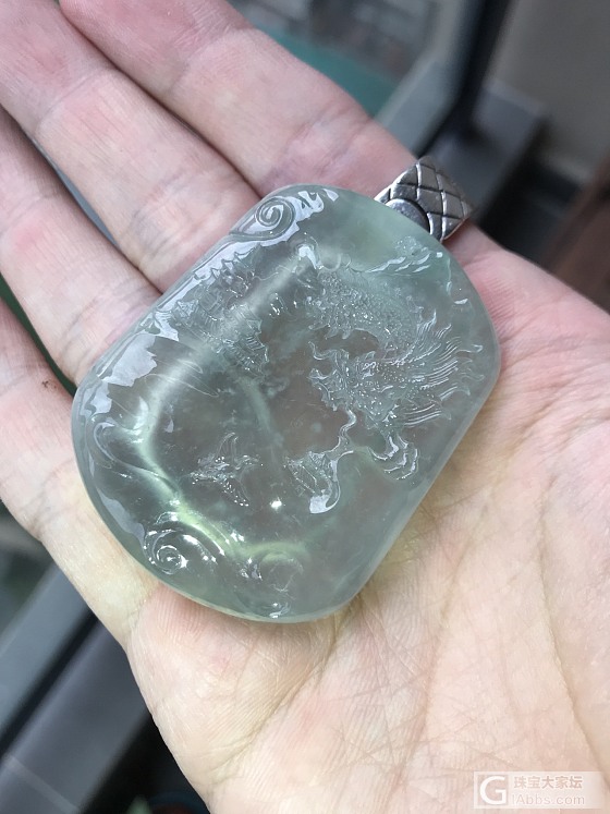 收到了 揭阳大师 龙牌 莫西沙_牌子挂件翡翠