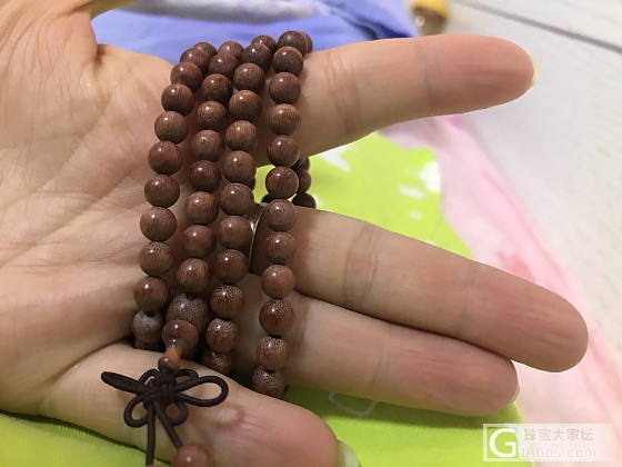 不知道是什么材质_珠串香道