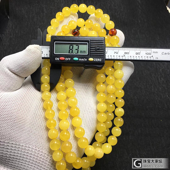 其实蜜蜡除了白花还有它_珠串蜜蜡