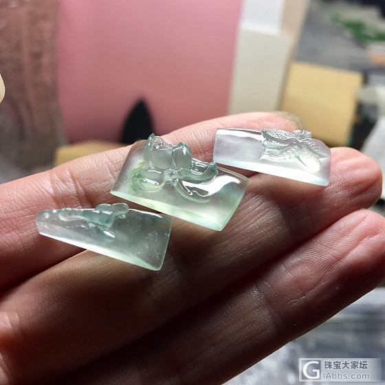 大半个月才做好几件小物_玉工