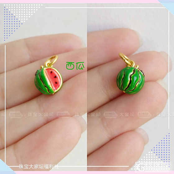 新鲜水果到货啦~~_金手饰吊坠上新预告福利社