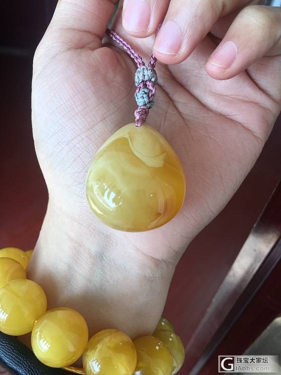 看多了蜜蜡，最爱这种-誓不修图_琥珀蜜蜡