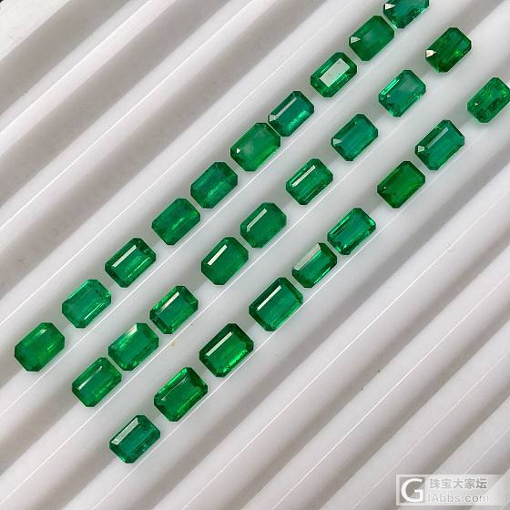 通透晶体货_刻面宝石祖母绿