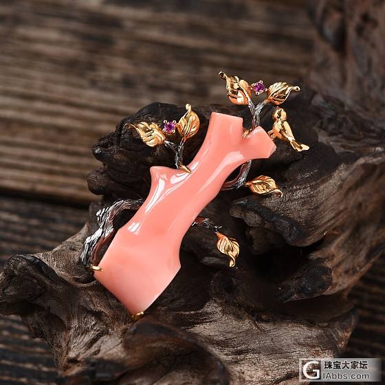 都是颜色粉嫩又均匀的粉珊瑚系列，难得_珊瑚雕刻