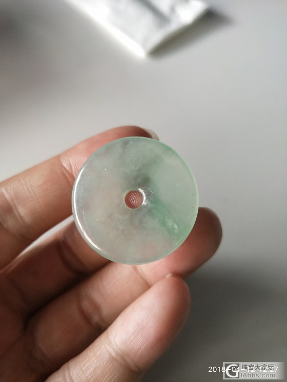 看这个平安扣A吗？_平安扣翡翠