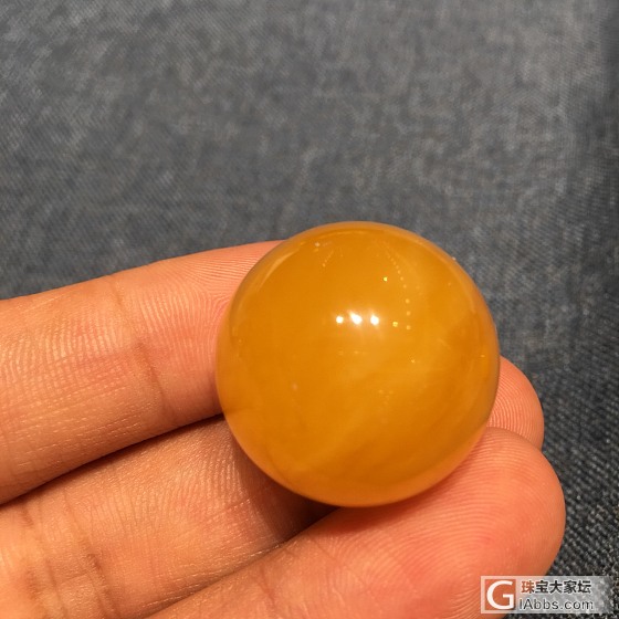 鸡油红蜜蜡圆珠_配件琥珀蜜蜡