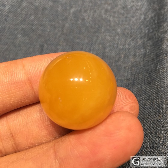 鸡油红蜜蜡圆珠_配件琥珀蜜蜡