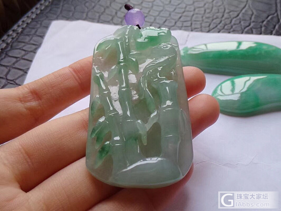 翡翠a货_挂件翡翠