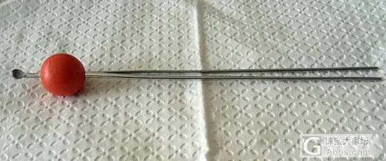 珠宝
18.3毫米的大珊瑚珠子发簪，超美一品^0^_簪子珊瑚