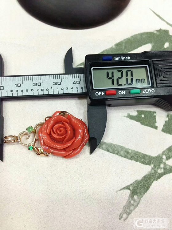 红珊瑚玫瑰花吊坠_吊坠珊瑚