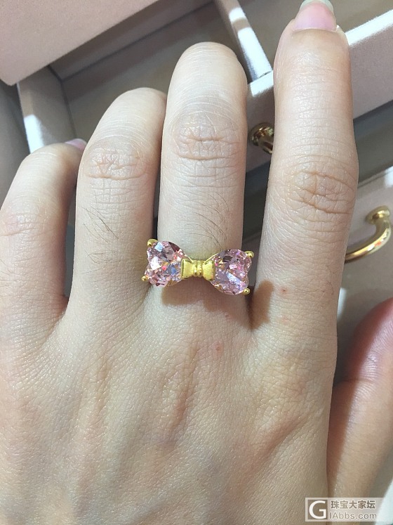蝴蝶结🎀戒指_戒指彩色宝石