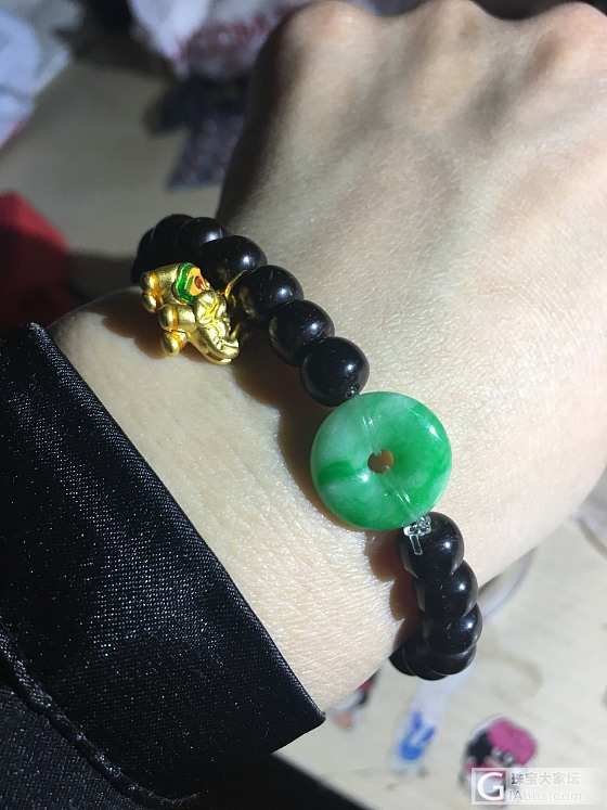 diy手串一串 金玉满堂 平安吉象_手饰