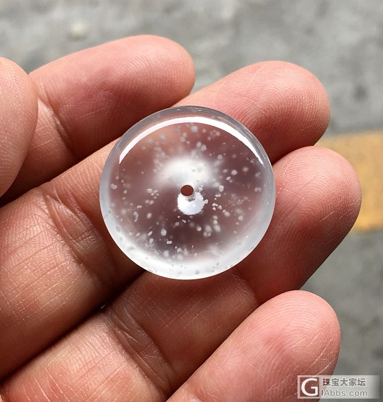 超美木那雪花棉怀古_平安扣翡翠