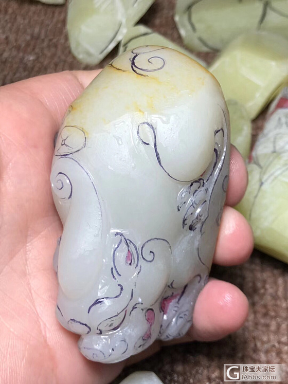 手把件设计_把玩件和田玉