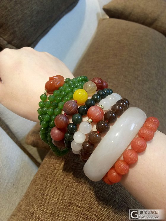珠串控的病估计是治不好了_珠串玉石水晶