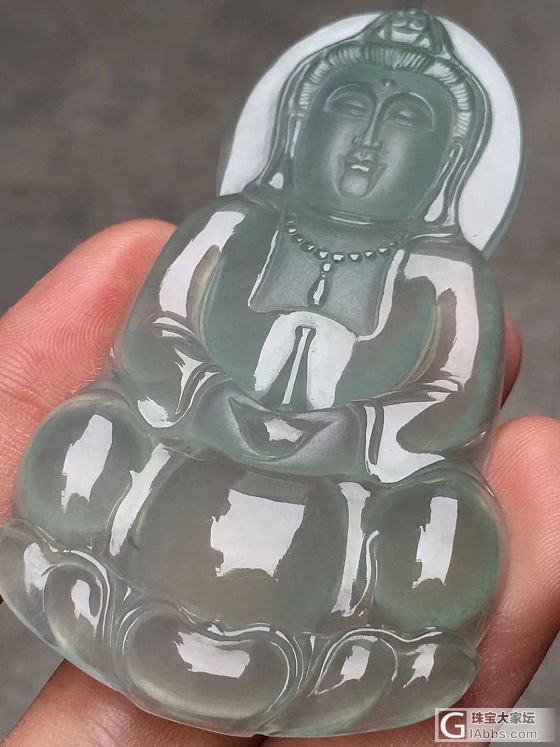 翡翠观音_挂件翡翠