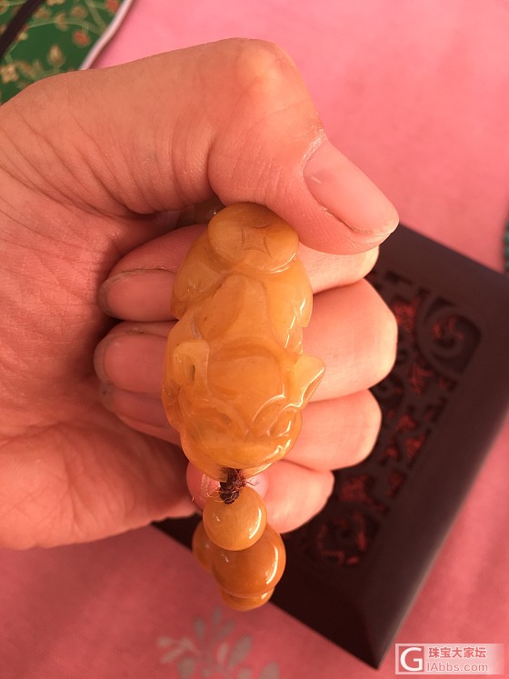 貔貅_珠串蜜蜡