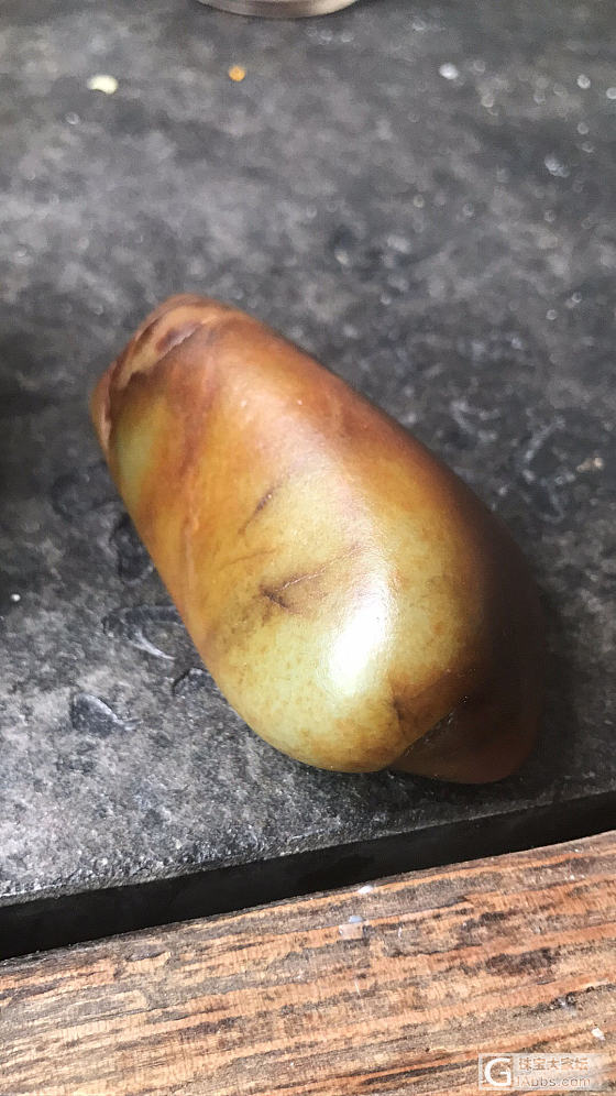 籽料油皮盘后变化_原石和田玉