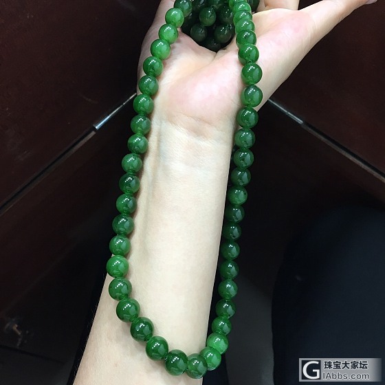 碧玉珠链_珠串碧玉